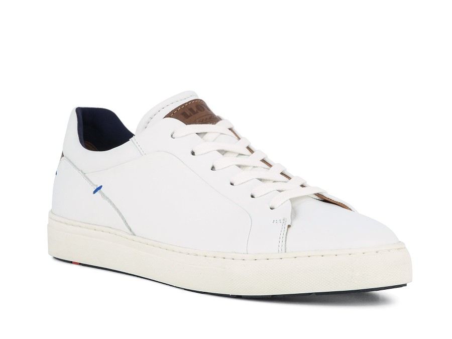 Man LLOYD Lace-Ups | Majuro White | Peter Sheppard Footwear