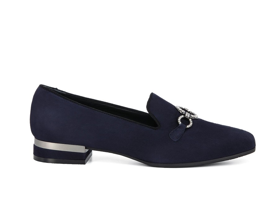 Woman LE GAZZELLE Slip-Ons | Leighton Navy | Peter Sheppard Footwear