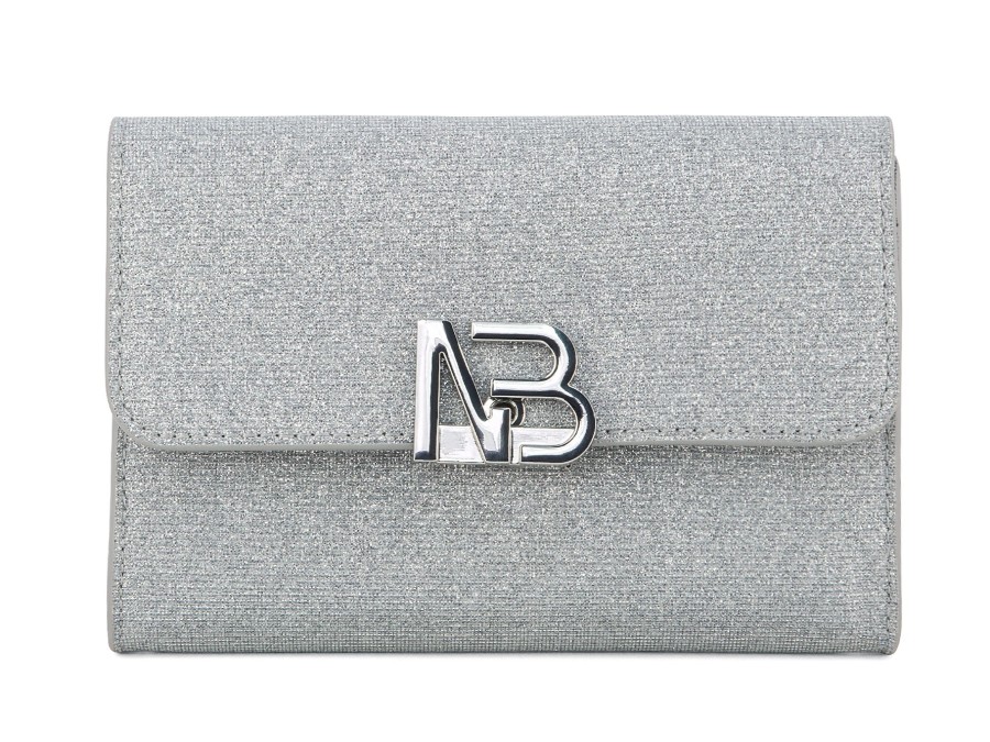 Woman BINNARI Handbags & Wallets | 19531 Hb Silver | Peter Sheppard Footwear