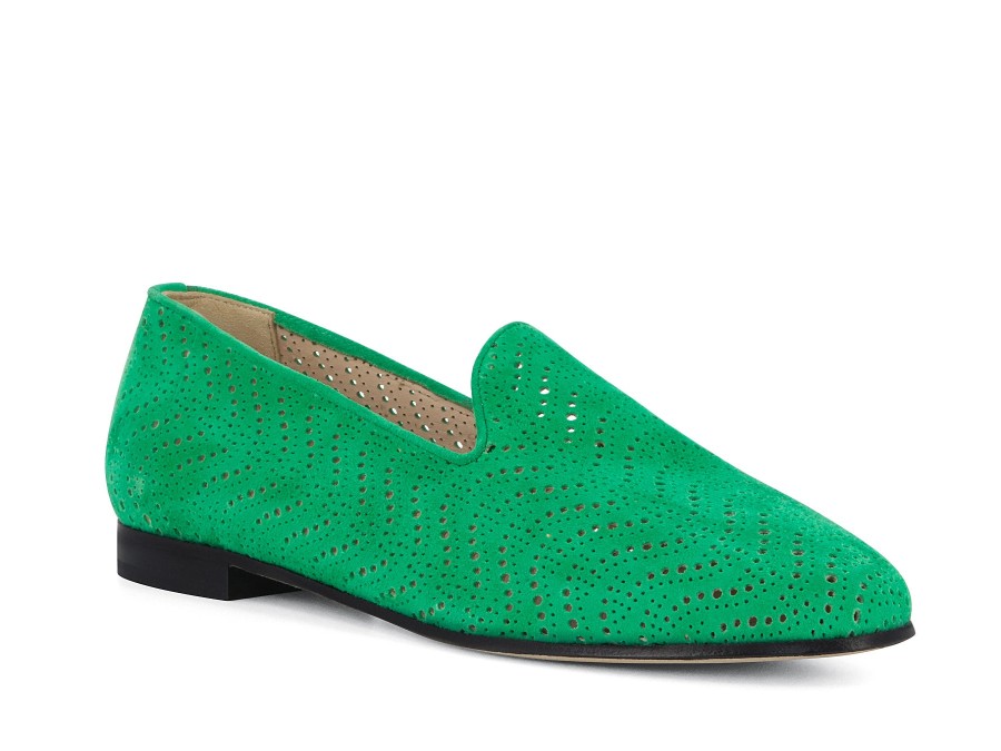 Woman VIA MERCANTI Slip-Ons | Verika Emerald | Peter Sheppard Footwear