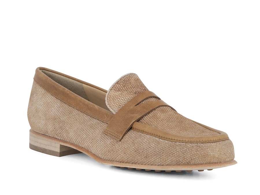 Woman BRUNATE Loafers | Brynlee Sand | Peter Sheppard Footwear