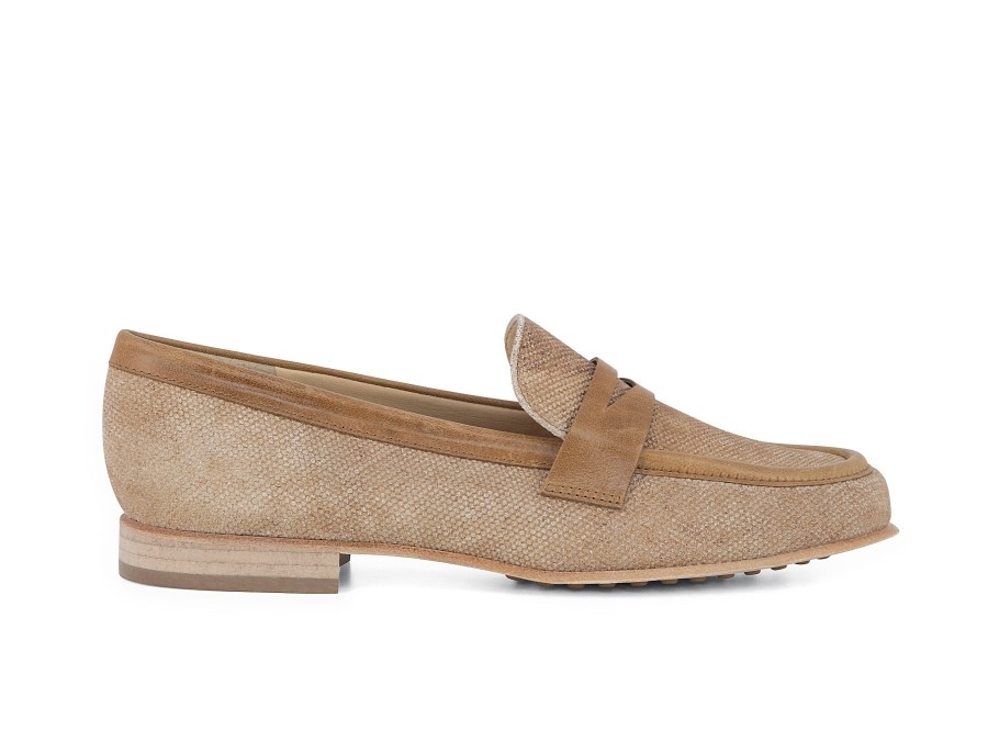 Woman BRUNATE Loafers | Brynlee Sand | Peter Sheppard Footwear