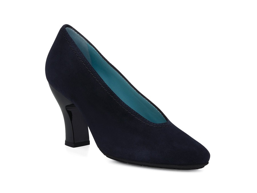 Woman THIERRY RABOTIN Heels | Tilippa Navy | Peter Sheppard Footwear