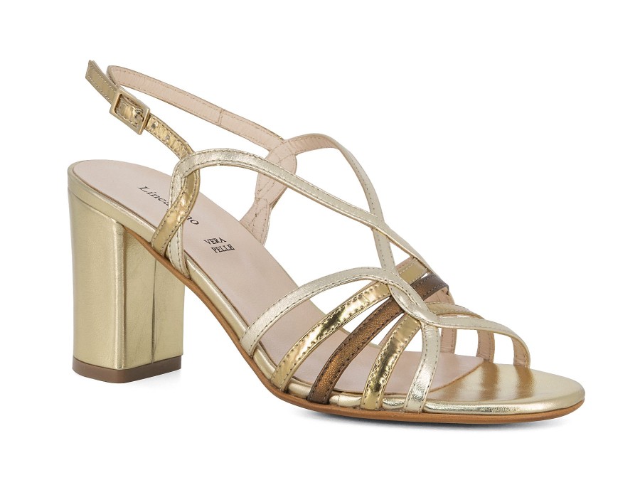 Woman LINEA UNO Sandals | Larenza Multi Metallic | Peter Sheppard Footwear