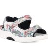 Woman WALDLAUFER Sandals | Winchester White~Graffiti | Peter Sheppard Footwear