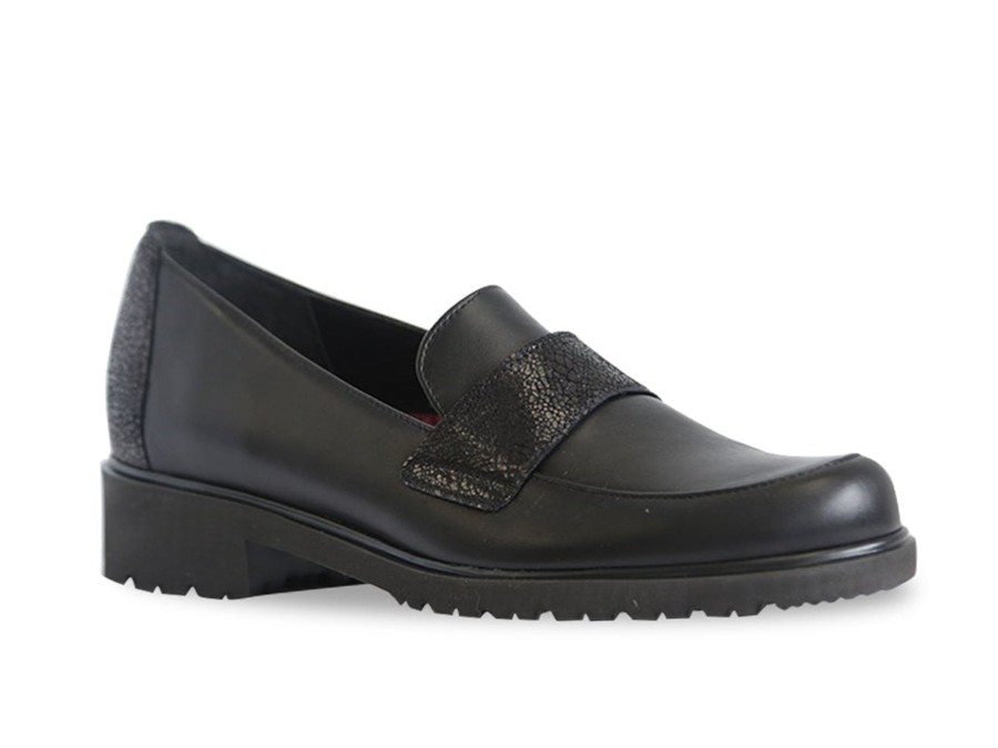 Woman MUNRO Loafers | Geena Black | Peter Sheppard Footwear