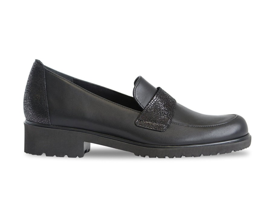 Woman MUNRO Loafers | Geena Black | Peter Sheppard Footwear