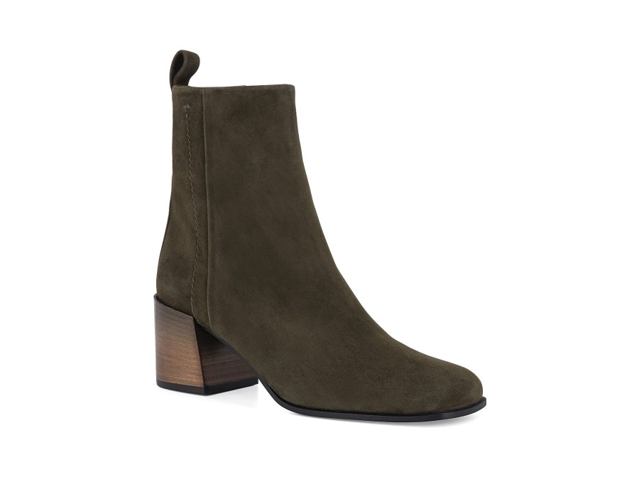 Woman STATUS Ankle Boots | Scalea Olive | Peter Sheppard Footwear