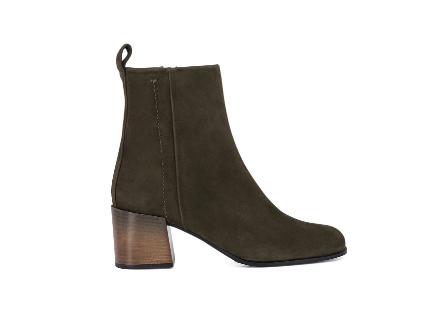 Woman STATUS Ankle Boots | Scalea Olive | Peter Sheppard Footwear