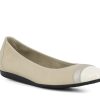 Woman ARCHE Ballerina Flats | Lamsoa Off White~White | Peter Sheppard Footwear