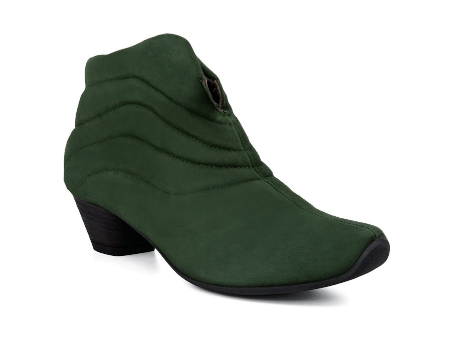 Woman THINK! Ankle Boots | Tildon Dk Green | Peter Sheppard Footwear