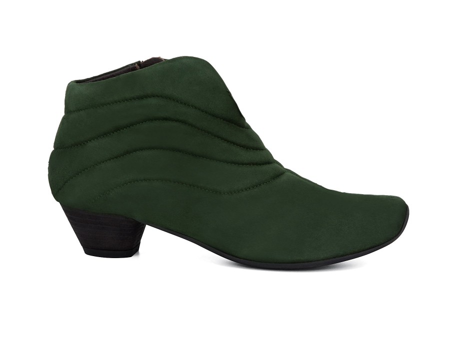 Woman THINK! Ankle Boots | Tildon Dk Green | Peter Sheppard Footwear