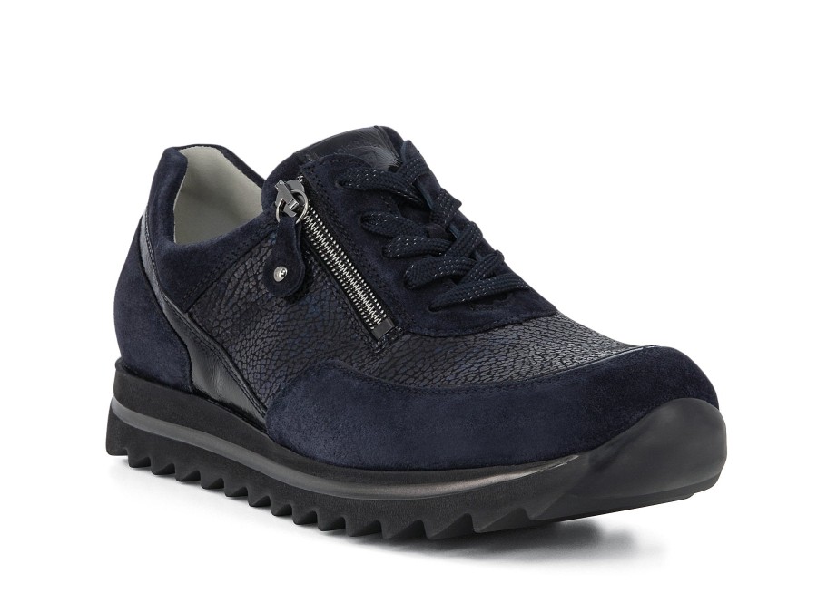 Woman WALDLAUFER Sneakers | Wharton 2 Navy | Peter Sheppard Footwear