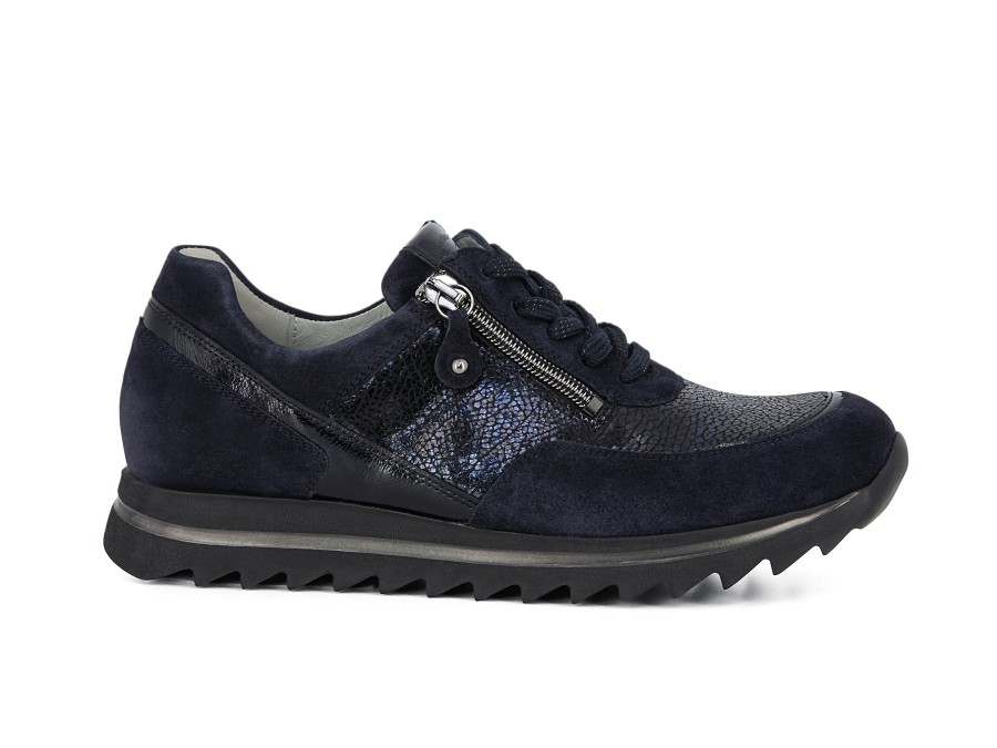 Woman WALDLAUFER Sneakers | Wharton 2 Navy | Peter Sheppard Footwear