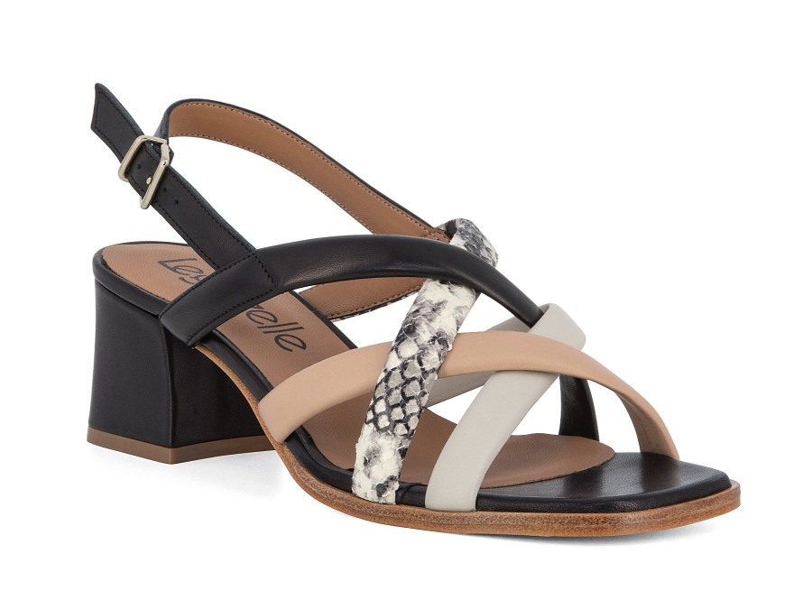 Woman LE GAZZELLE Sandals | Lumina Black Multi | Peter Sheppard Footwear