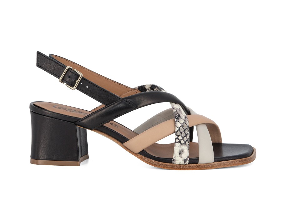 Woman LE GAZZELLE Sandals | Lumina Black Multi | Peter Sheppard Footwear