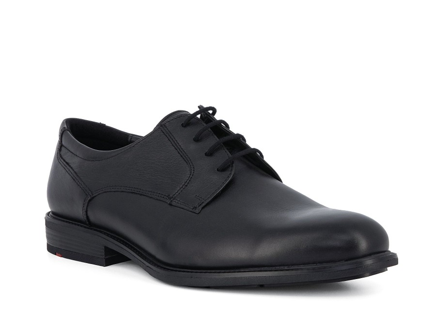 Man LLOYD Lace-Ups | Kajak Black | Peter Sheppard Footwear