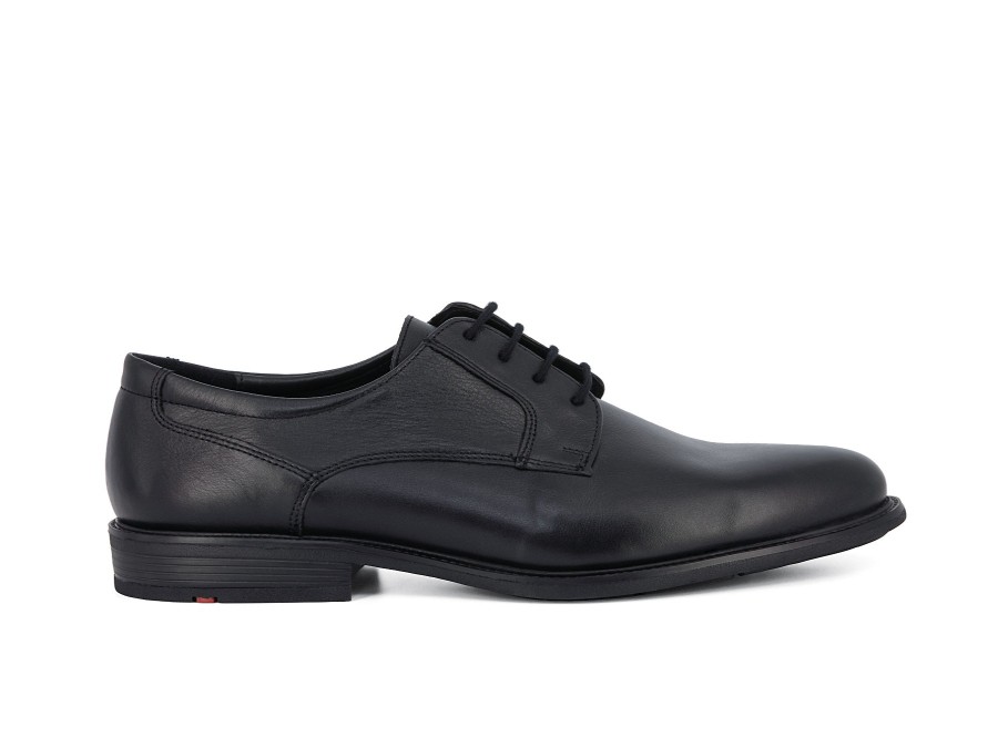 Man LLOYD Lace-Ups | Kajak Black | Peter Sheppard Footwear