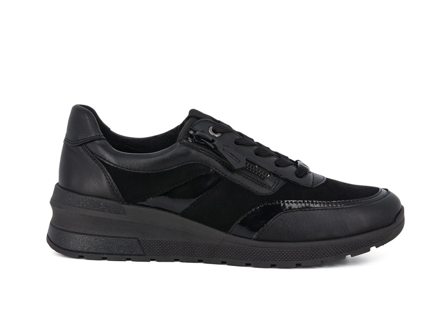 Woman ARA Sneakers | 18414 Black | Peter Sheppard Footwear