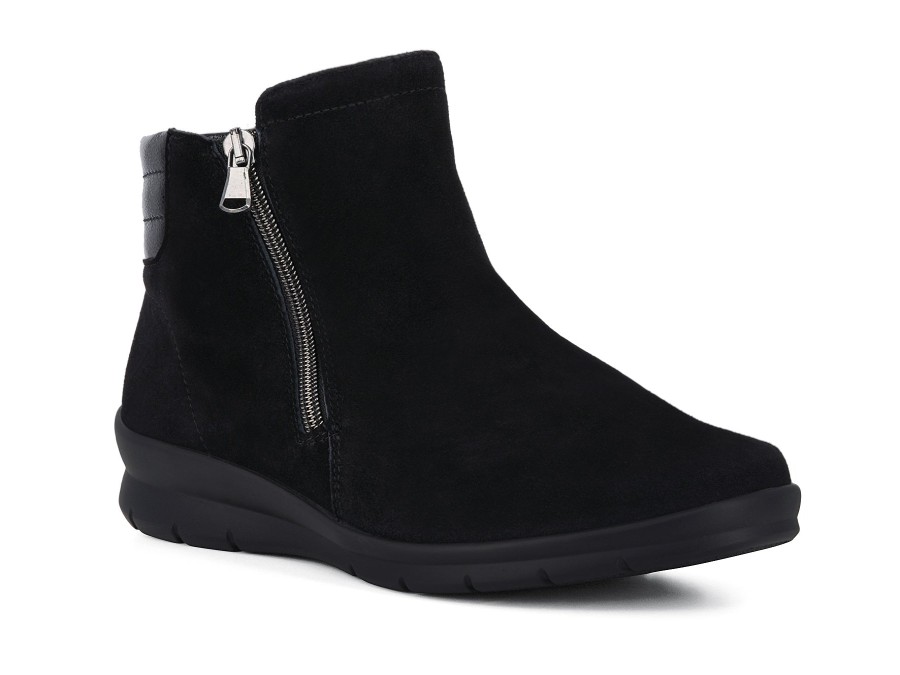 Woman SEMLER Ankle Boots | Siddle Black | Peter Sheppard Footwear