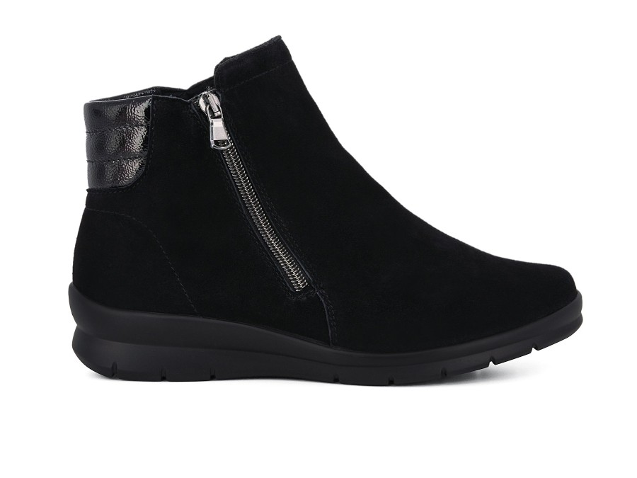 Woman SEMLER Ankle Boots | Siddle Black | Peter Sheppard Footwear