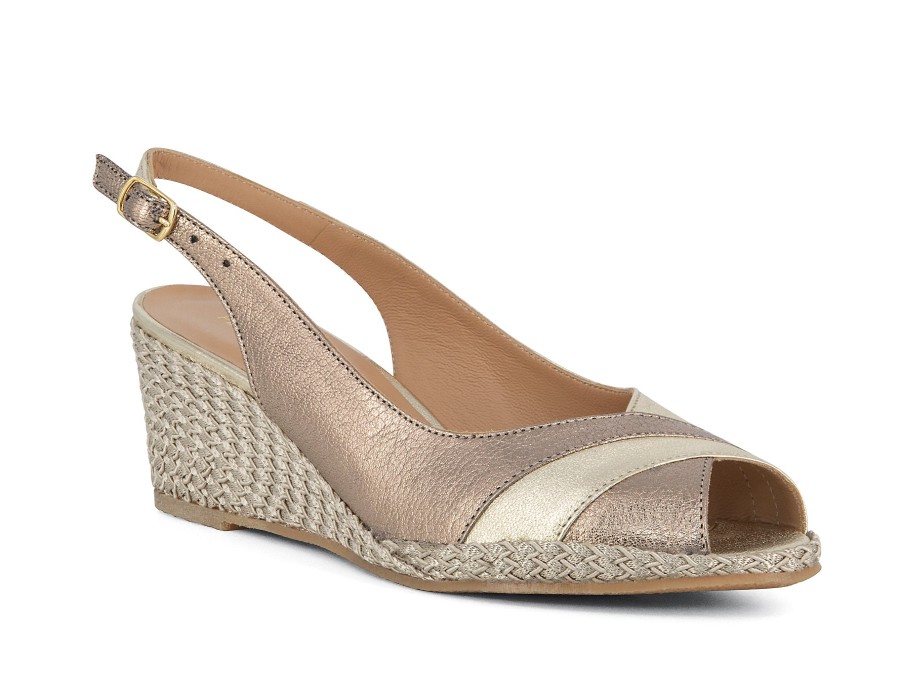 Woman PETER SHEPPARD Espadrilles | Valina Multi Metallic | Peter Sheppard Footwear