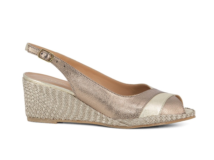 Woman PETER SHEPPARD Espadrilles | Valina Multi Metallic | Peter Sheppard Footwear