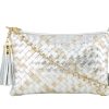 Woman BISBAGS Handbags & Wallets | Hb Vera Silver~Gold | Peter Sheppard Footwear