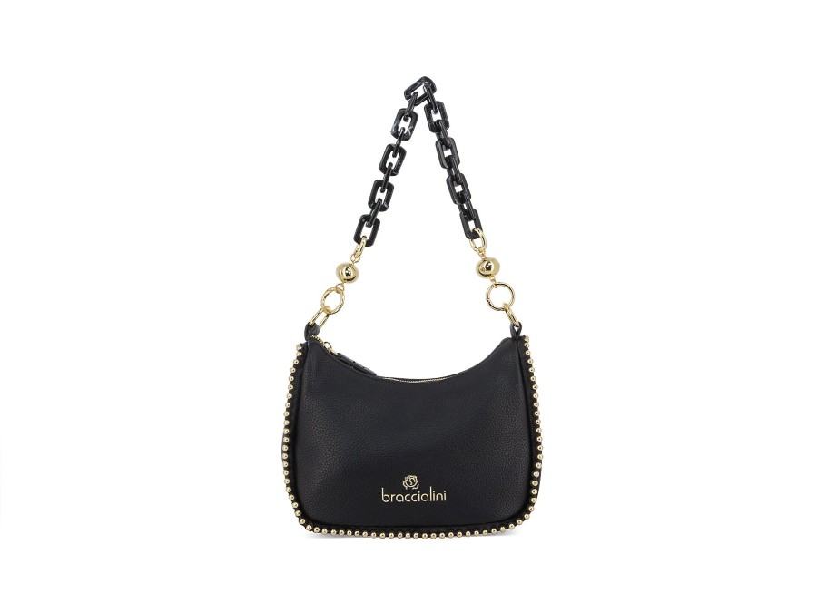 Woman BRACCIALINI HANDBAGS Handbags & Wallets | Hb 17165 Black | Peter Sheppard Footwear