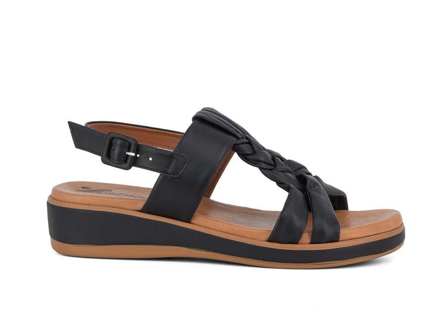 Woman SUSIMODA Sandals | Salanis Black | Peter Sheppard Footwear