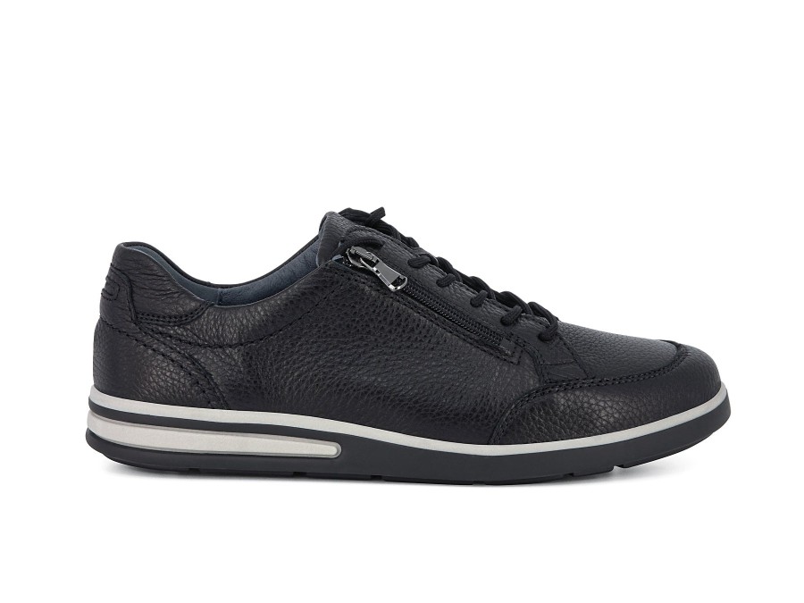 Man WALDLAUFER Lace-Ups | Walsh Black | Peter Sheppard Footwear