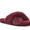 Woman EMU Slippers | Mayberry Merlot | Peter Sheppard Footwear