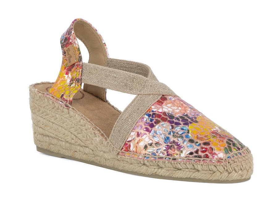 Woman TONI PONS Espadrilles | Telva Taupe Mosaic | Peter Sheppard Footwear