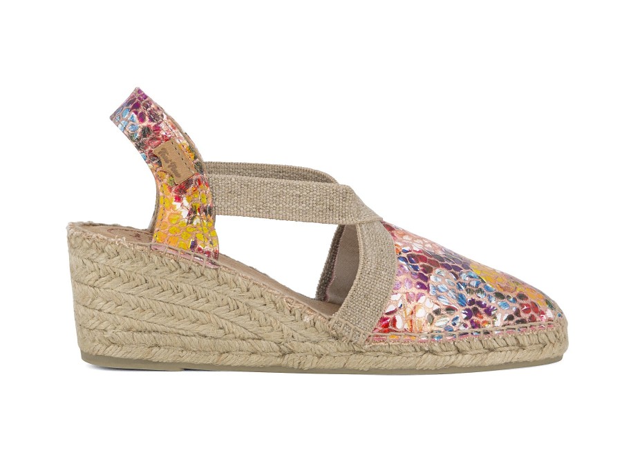 Woman TONI PONS Espadrilles | Telva Taupe Mosaic | Peter Sheppard Footwear