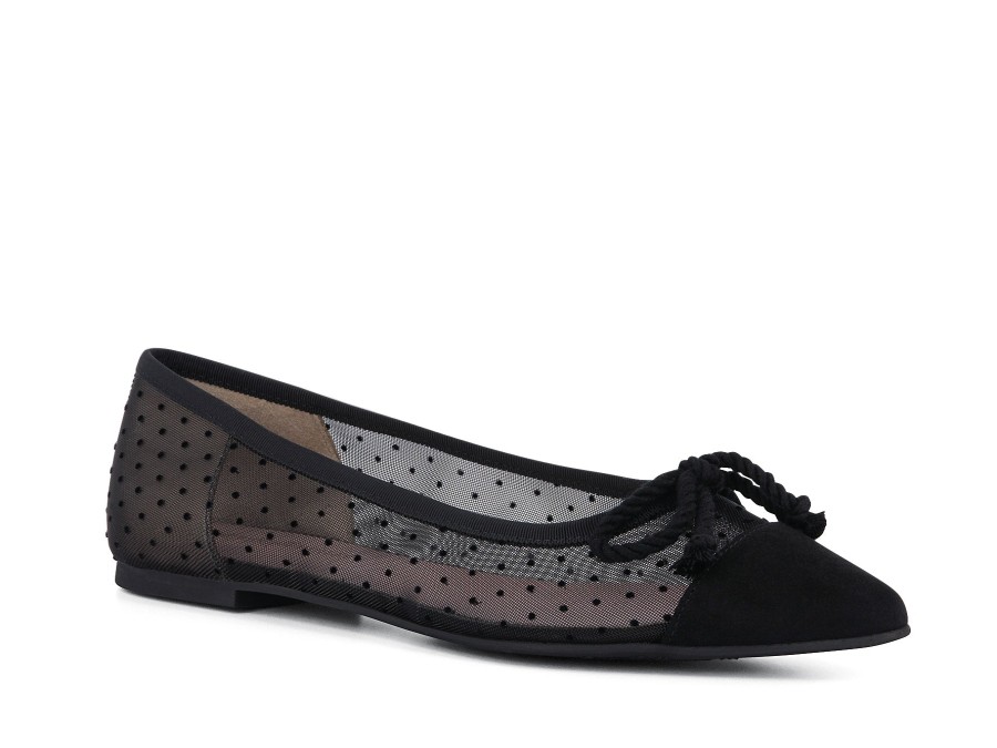 Woman PRETTY BALLERINAS Ballerina Flats | Zelda Black | Peter Sheppard Footwear