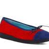 Woman THIERRY RABOTIN Ballerina Flats | Tailynn Red~Blue | Peter Sheppard Footwear