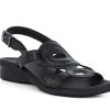 Woman ARCHE Sandals | Saoxko Black | Peter Sheppard Footwear