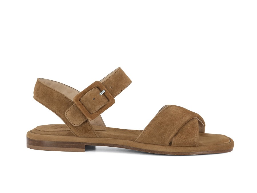 Woman LUCA GROSSI Sandals | Lestar Cognac | Peter Sheppard Footwear