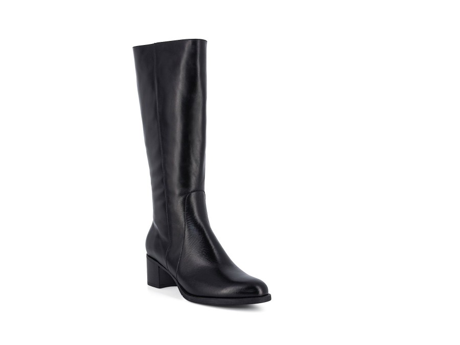 Woman PIESANTO Long Boots | Pamplina Black | Peter Sheppard Footwear