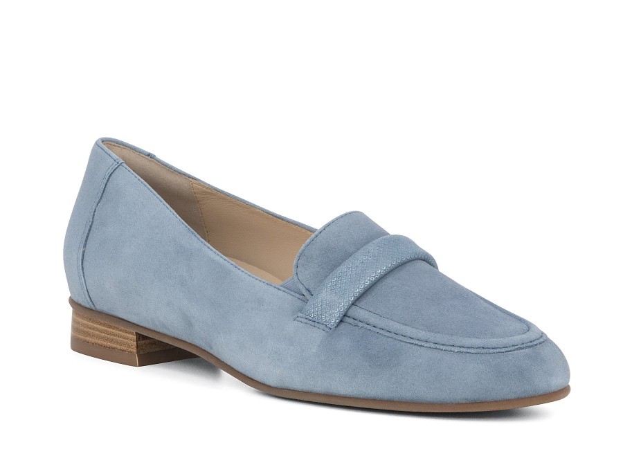 Woman HASSIA Ballerina Flats | 5-30 0653 Jeans | Peter Sheppard Footwear