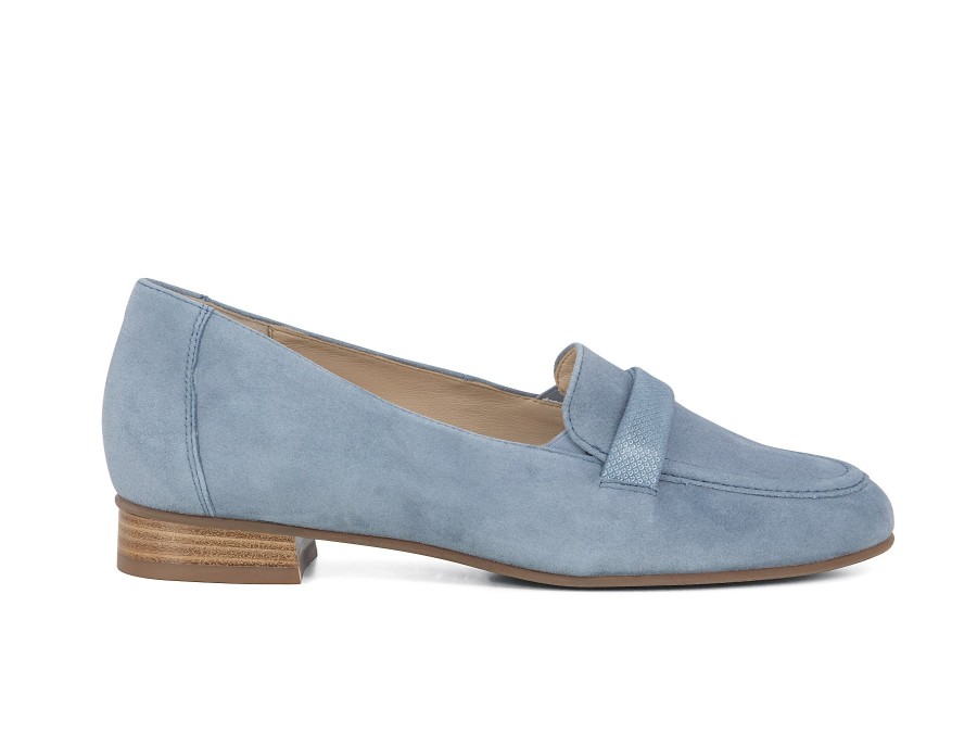 Woman HASSIA Ballerina Flats | 5-30 0653 Jeans | Peter Sheppard Footwear