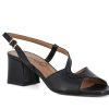 Woman LE GAZZELLE Sandals | Ladan Black | Peter Sheppard Footwear