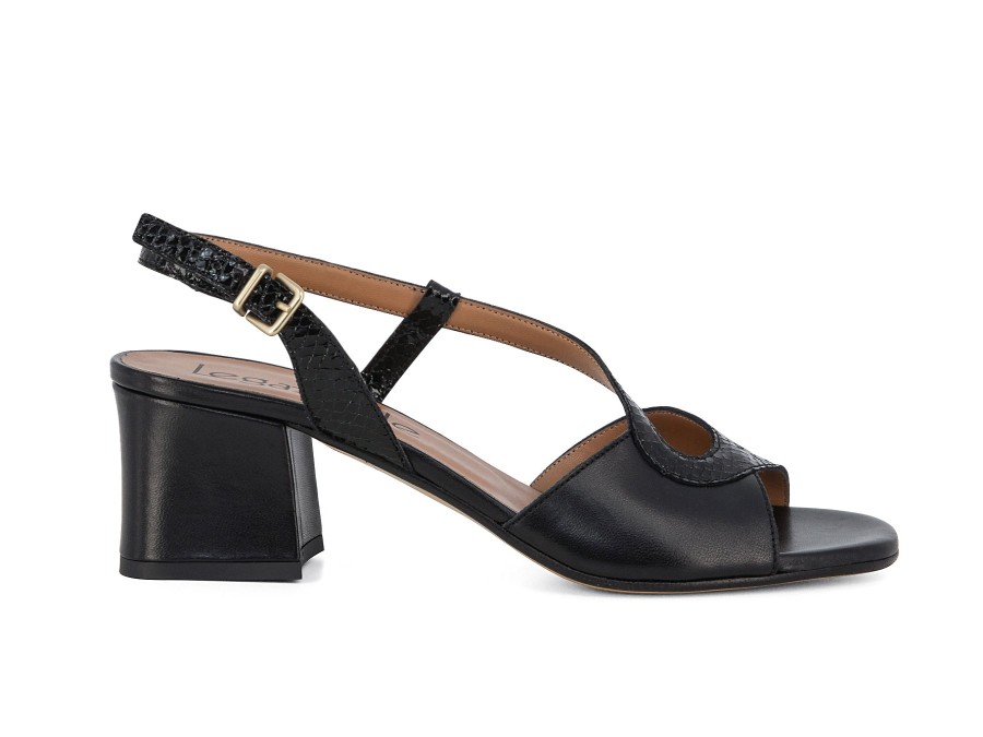 Woman LE GAZZELLE Sandals | Ladan Black | Peter Sheppard Footwear