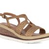 Woman ARA Sandals | 28418 Tan Metallic | Peter Sheppard Footwear