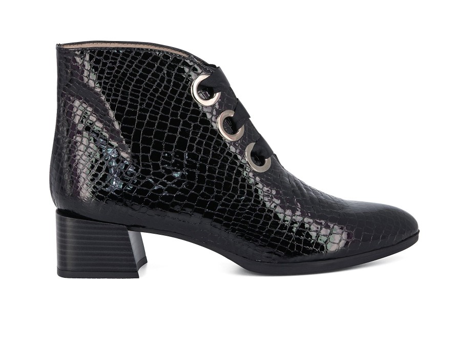 Woman HISPANITAS Ankle Boots | Huesca Black | Peter Sheppard Footwear