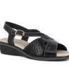 Woman SUSIMODA Sandals | Sambuci Black | Peter Sheppard Footwear