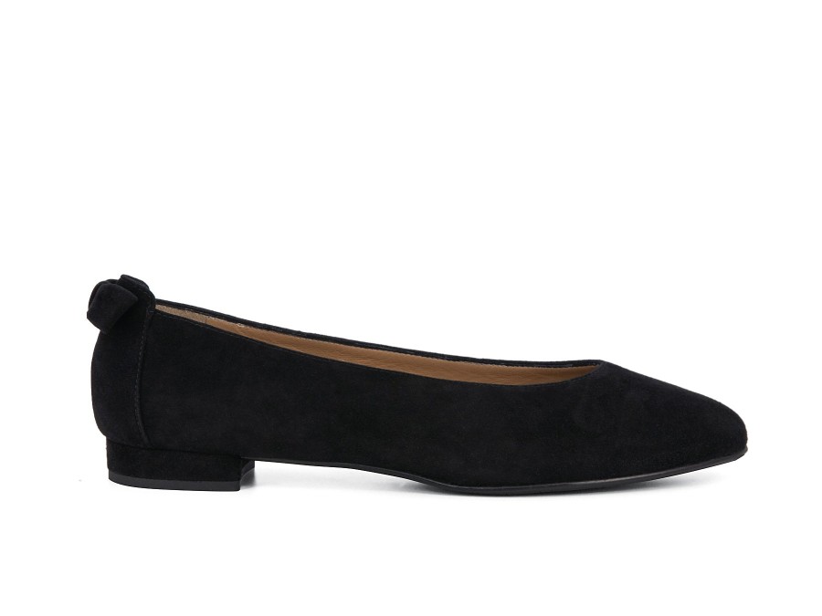 Woman PETER SHEPPARD Ballerina Flats | Morano Black | Peter Sheppard Footwear