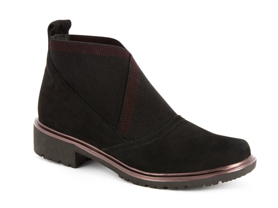 Woman MUNRO Ankle Boots | Kinston Black | Peter Sheppard Footwear