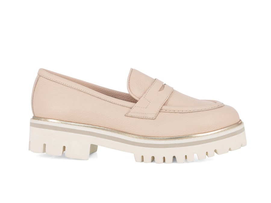 Woman HUGO SHEPPARD Loafers | Myra Nude | Peter Sheppard Footwear