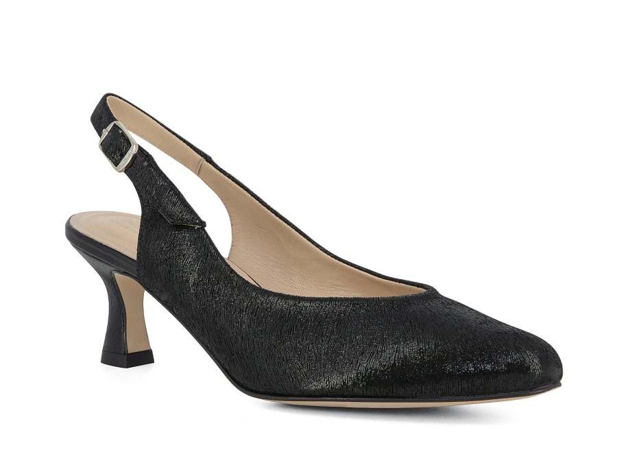 Woman PIESANTO Heels | Pasa Black | Peter Sheppard Footwear